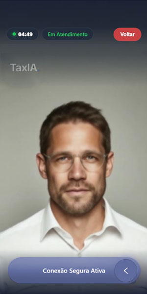 Interface em Atendimento TaxIA